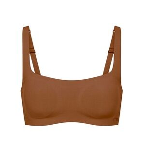 SKIMS Naked Wireless Scoop Bralette in Jasper, L - NWT